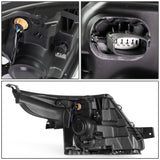 2011-2015 Ford Explorer OE Style Left Headlight - Black Housing