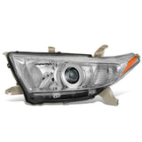 2011-2013 Toyota Highlander Projector Headlights Chrome Left