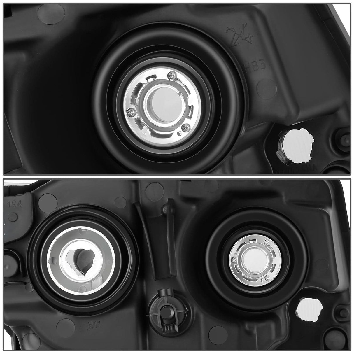 2011-2013 Jeep Grand Cherokee OE Style Left Headlight - Chrome Housing