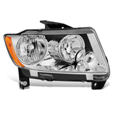 2011-2013 Jeep Grand Cherokee OE Style Right Headlight - Chrome Housing