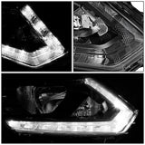 2014-2016 Nissan Rogue Halogen Headlights - Black Housing Right Side