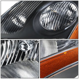 07-09 Nissan Sentra OE Style Left Side Black Headlight
