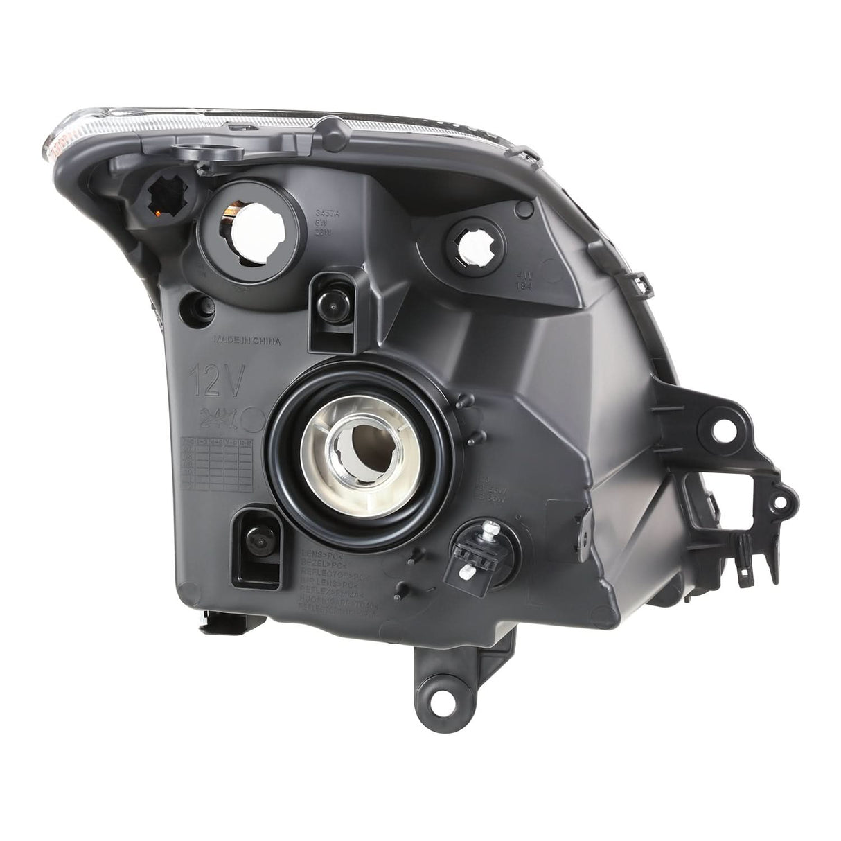 07-09 Nissan Sentra OE Style Left Side Black Headlight