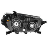 2010-2013 Toyota 4Runner OE Style Left Side Headlight - Black