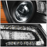 2011-2014 Chrysler 300C OE Style Right Side Headlight - Black