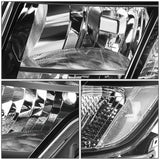 07-10 Ford Edge OE Style Black Housing Headlights - Clear Reflector