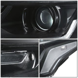 2018 Chevrolet Traverse OE Style Black Housing Clear Headlights