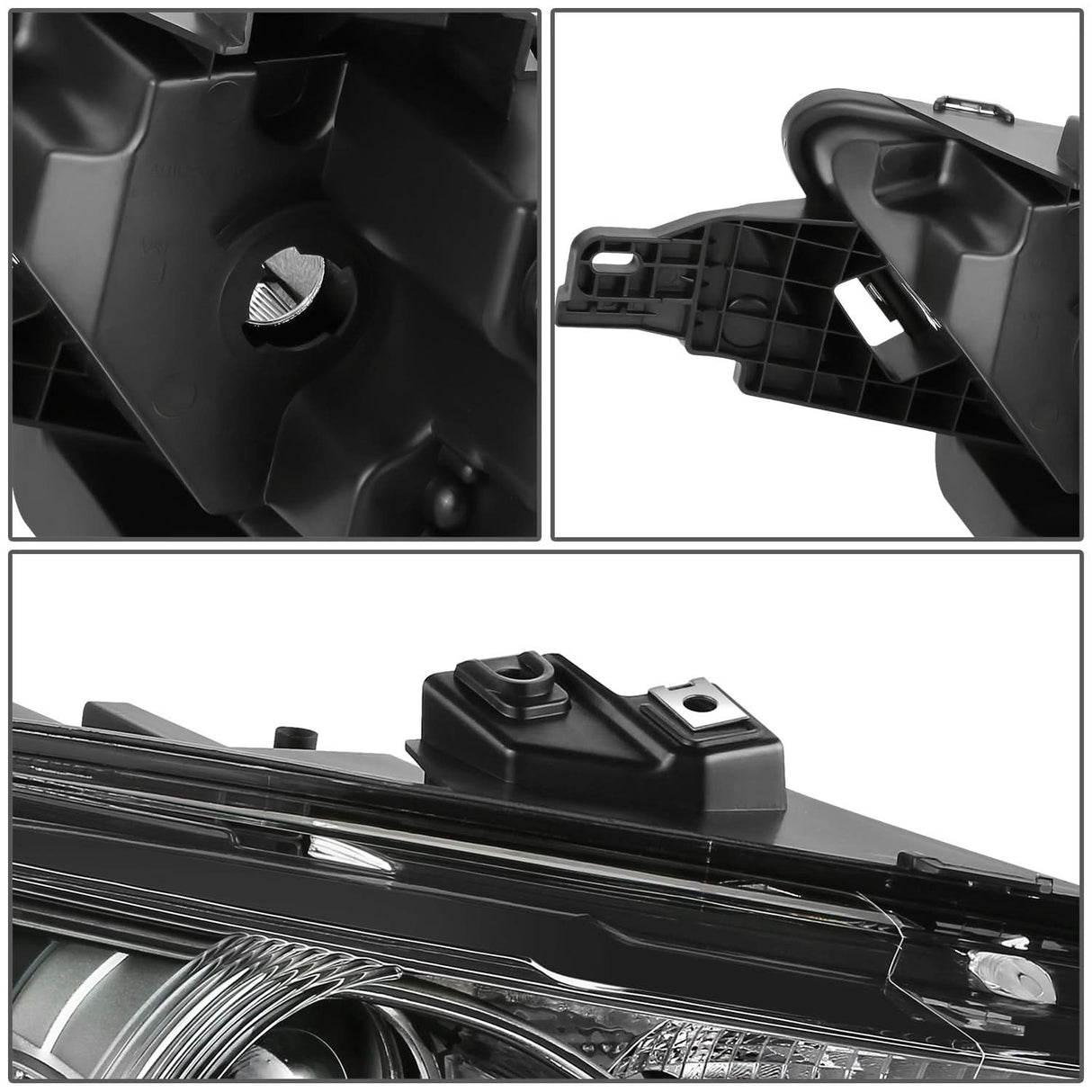 2013-2019 Ford Taurus OE Style Right Headlight - Black Housing