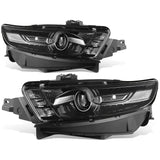 13-19 Ford Taurus OE Style Halogen Headlights Black Housing Clear