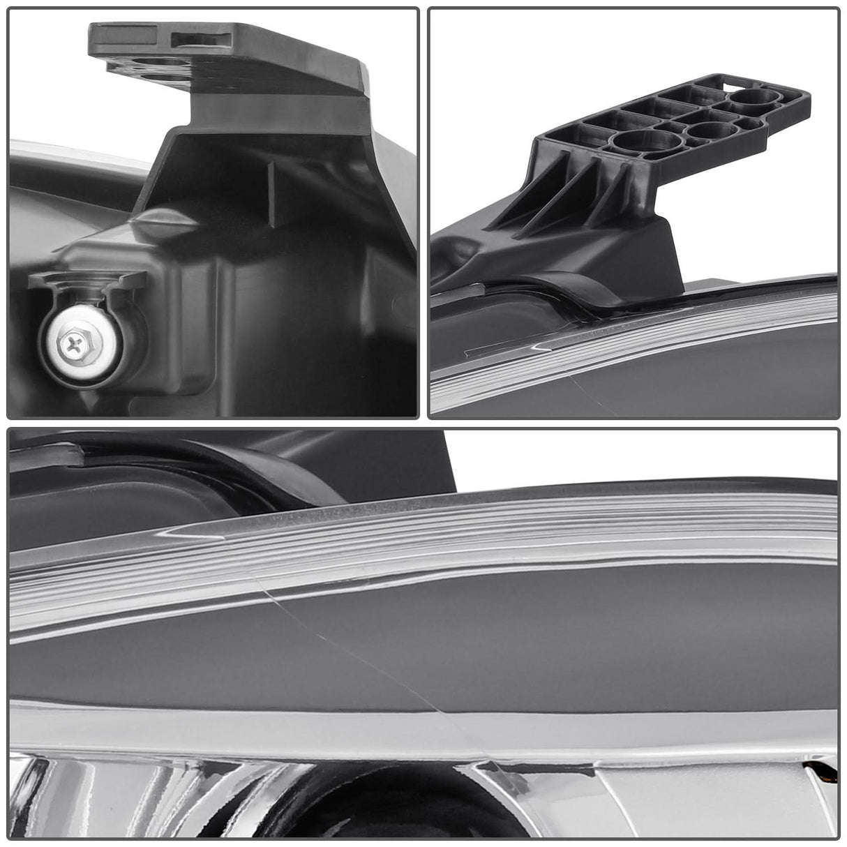 2013-2016 Dodge Dart OE Style Chrome Headlights - Left Side