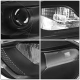 2013-2016 Dodge Dart OE Style Headlights - Black Housing Clear Reflector