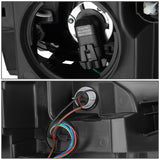 2013-2016 GMC Acadia Projector Headlights - Left Side Black Housing