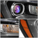 2013-2016 GMC Acadia Projector Headlights - Right Side Black Housing