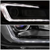 2013-2016 GMC Acadia Projector Headlights - Right Side Black Housing