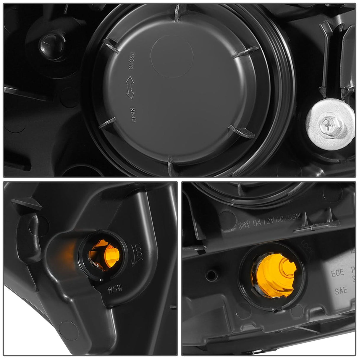 10-11 Kia Soul OE Style Headlights - Left and Right