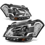 2010-2011 Kia Soul OE Style Headlights - Black Housing Clear Reflector