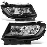 17-21 Jeep Compass OE Style Headlights - Black Housing Clear Reflector
