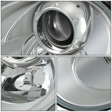 06-10 Volkswagen Beetle Projector Headlights - Chrome Housing Clear Lens