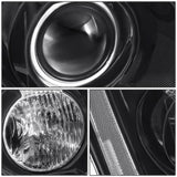 06-11 Cadillac DTS OE Style Black Housing Clear Reflector Headlights