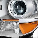 2011-2014 Ford Edge OE Style HID Headlight - Chrome Housing Left