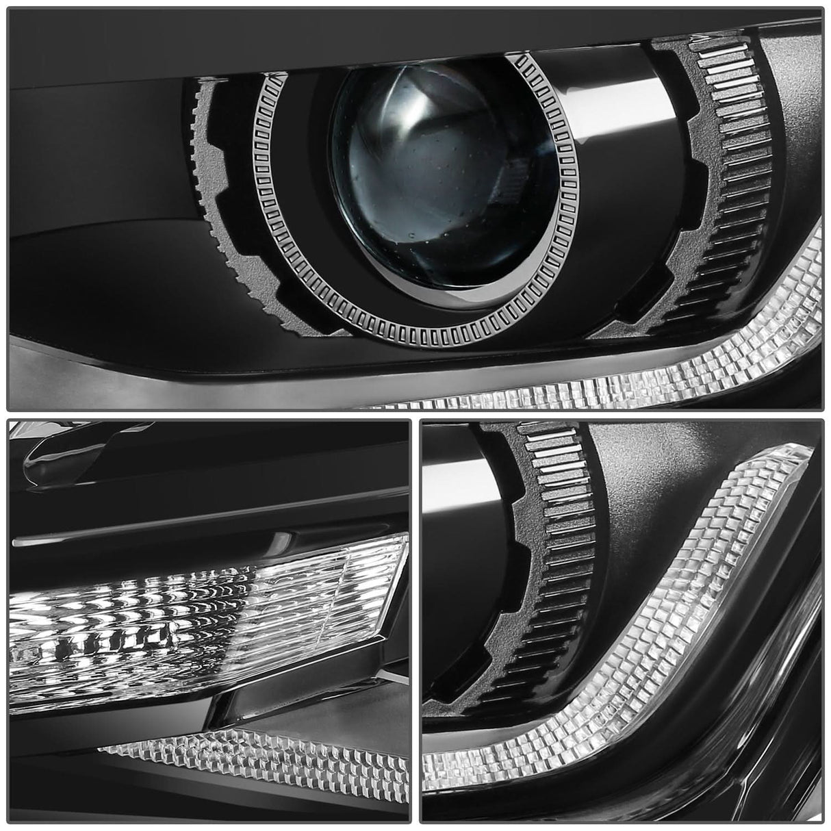 2016-2022 Chevrolet Camaro Projector Headlights - Left Side Black