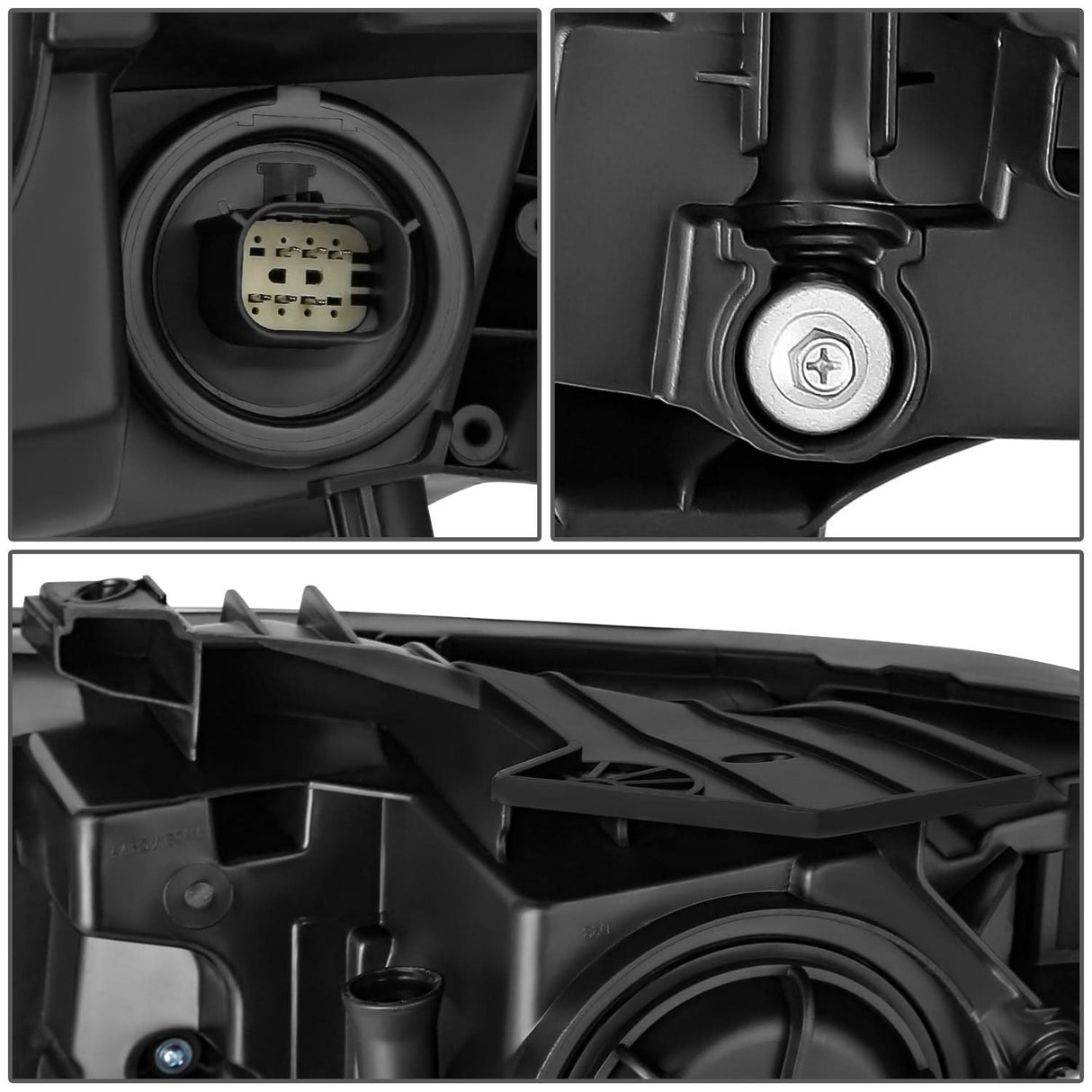 2016-2022 Chevrolet Camaro Projector Headlights - Black Housing