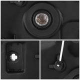 2007-2014 GMC Yukon Denali Chrome Amber Headlights H13 Bulbs