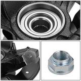 2001-2012 Ford Escape Loaded Knuckle Assembly - Front Right - Black