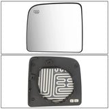 2004-2015 Nissan Titan OE Style Mirror Glass Lens - Left Upper
