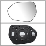 2018-2020 Toyota Camry OE Style Mirror Glass Lens - Left Side