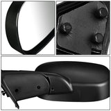 98-02 Dodge Ram 1500 2500 3500 Manual Side Mirror Left Textured
