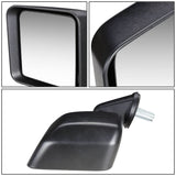 07-18 Jeep Wrangler JK OEM Manual Side Mirror Left Textured Black