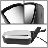 92-97 Ford Bronco F-150 F-250 F-350 OEM Powered Chrome Left Mirror