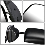 92-06 Ford E-150/E-250/E-350/E-450/E-550 Manual Side Mirror Black Left