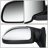 99-02 Chevy Silverado GMC Sierra Powered Side Mirror - Black Left