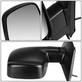 2003-2007 Chevrolet Express Manual Side Mirror Left Black Textured