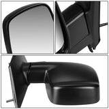 2003-2007 Chevrolet Express Manual Side Mirror - Right Side Black