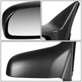 01-05 Honda Civic OEM Powered Side Mirror - Paintable Black Left