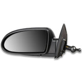 2006-2009 Hyundai Accent OEM Manual Side Mirror - Left Textured Black