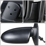 2006-2009 Hyundai Accent OEM Manual Side Mirror - Left Textured Black