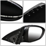 2011-2013 Kia Optima OEM Style Powered Side Mirror - Textured Black