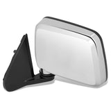 1986-1997 Nissan Pickup Manual Chrome Left Side Mirror