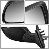2012-2015 Nissan Versa OEM Manual Side Mirror - Textured Black Left