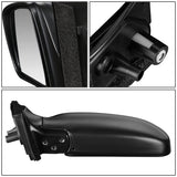 1998-2003 Toyota Sienna OEM Manual Side Mirror - Paintable Black Left