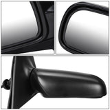 2000-2002 Toyota Echo Manual Side Mirror Right Black Textured