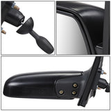 2000-2002 Toyota Echo Manual Side Mirror Right Black Textured