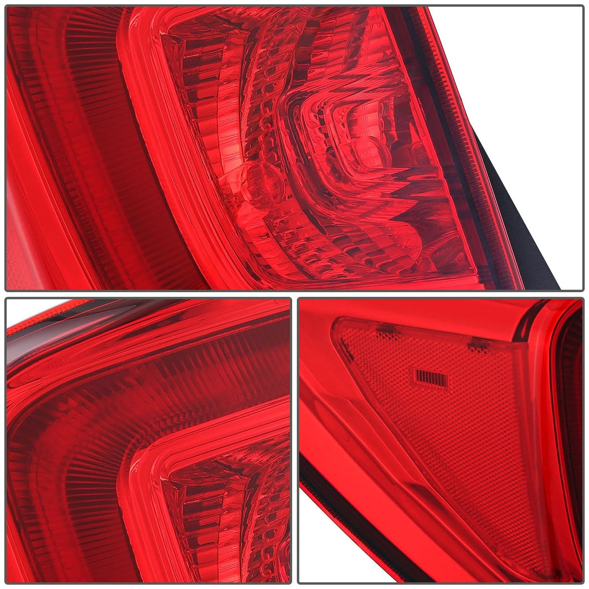 2016-2018 Honda Pilot OE Style Outer Tail Light - Chrome Housing Left