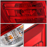 2014-2017 Honda Odyssey OE Style Halogen Tail Light - Left Red/Clear