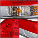 2011-2014 Toyota Sienna OE Style LED Tail Light - Left Red/Clear