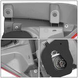 2011-2014 Toyota Sienna OE Style LED Tail Light - Left Red/Clear